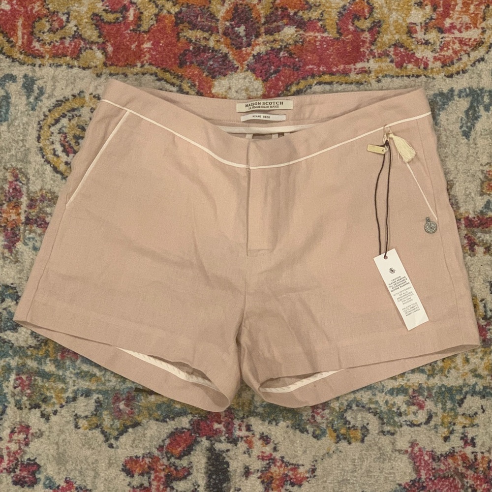 Maison Scotch linen shorts